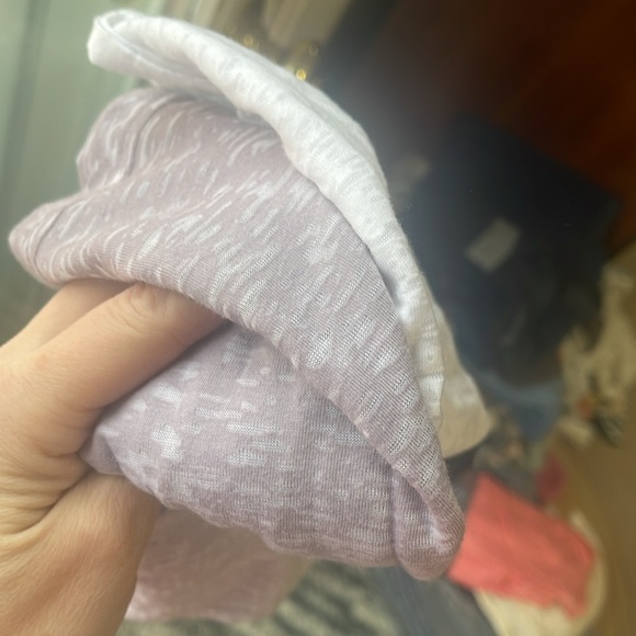 Mono B t shirt, burnout, white ombré to purple sz Medium - Picture 5 of 6